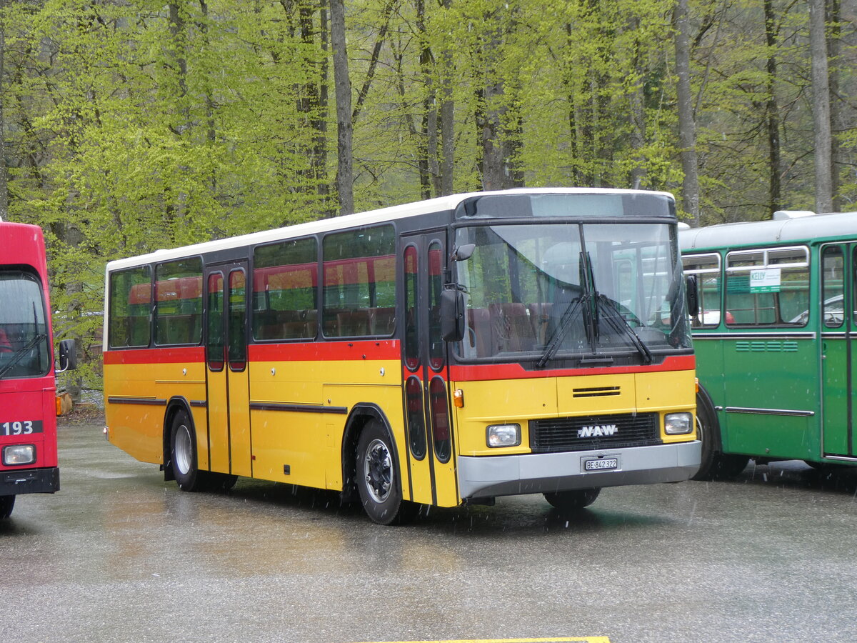 (261'618) - Widmer, Bern - BE 842'322 - NAW/Hess (ex Lombardi, Winterthur; ex Wohlgemuth, Hochwald PID 2208) am 21. April 2024 in Burgdorf, �kihof Ziegelgut