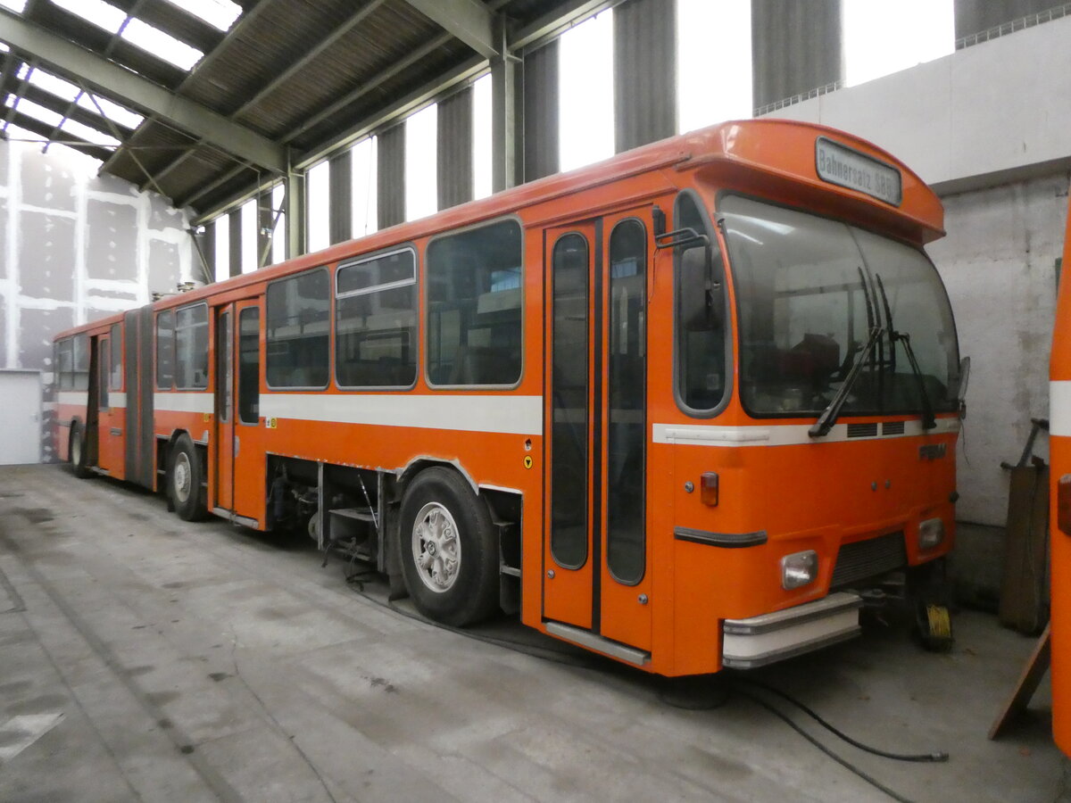 (261'628) - ZVB Zug (RWB) - Nr. 48 - FBW/Hess (ex RhV Altst�tten Nr. 102) am 21. April 2024 in Oberburg, Ziegelgut