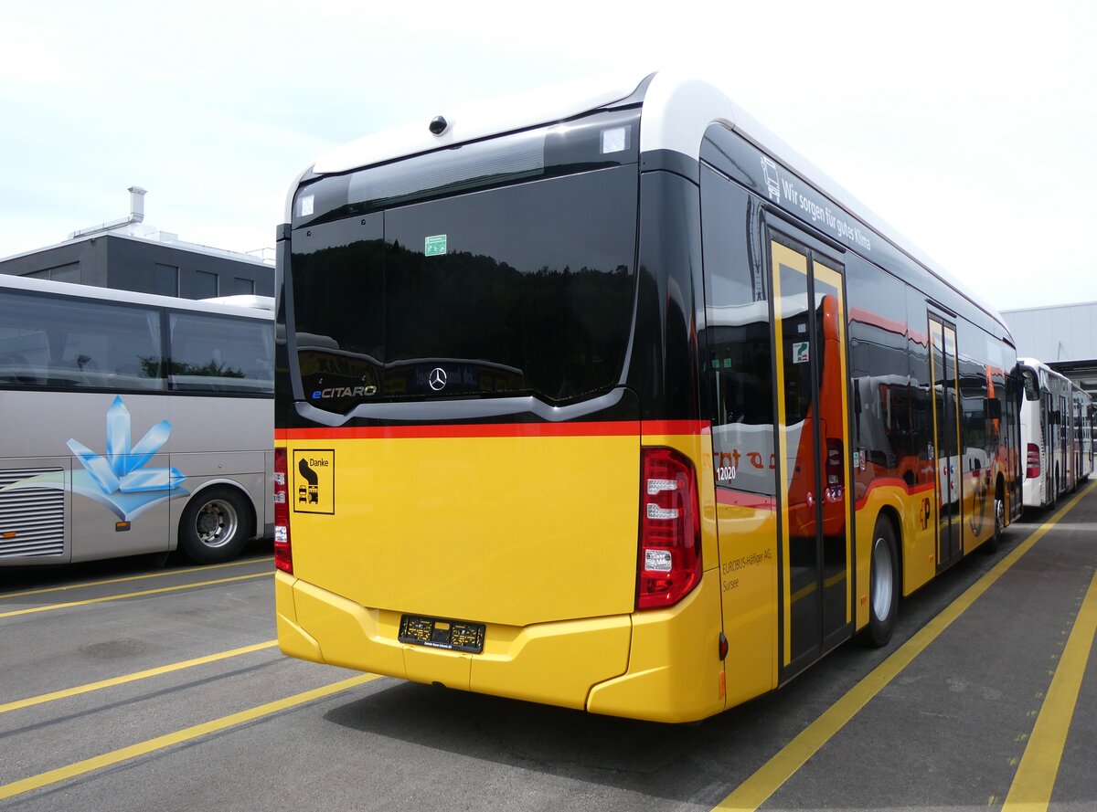 (262'124) - H�fliger, Sursee - PID 12'020 - eMercedes am 4. Mai 2024 in Winterthur, Daimler Buses