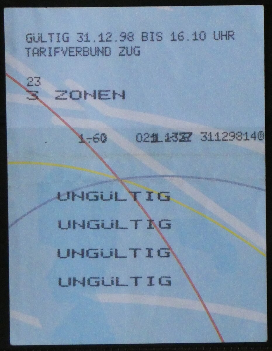 (263'339) - ZVB-Ung�ltig vom 31. Dezember 1998 am 2. Juni 2024 in Thun