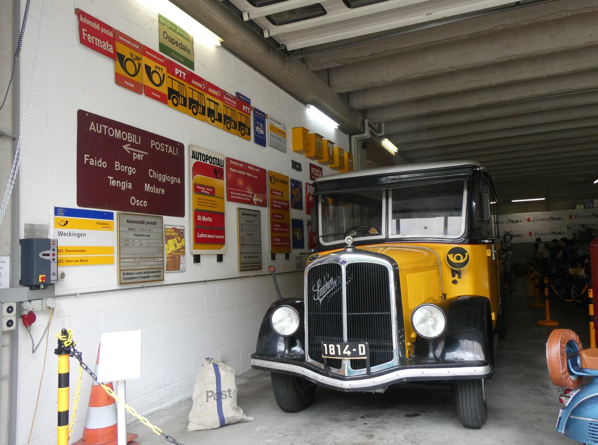 (263'532) - Barenco, Faido - 1814-D - Saurer/Saurer (ex Malacrida, Mendrisio) am 9. Juni 2024 in Faido, Garage



















