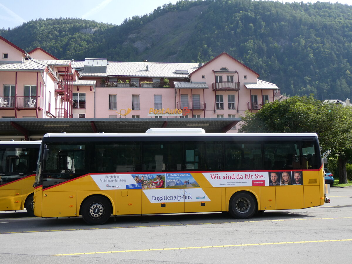 (264'073) - Fl�ck, Brienz - Nr. 24/BE 868'724/PID 11'593 - Iveco am 29. Juni 2024 in Meiringen, Postautostation (Einsatz Engstlenalp-Bus)