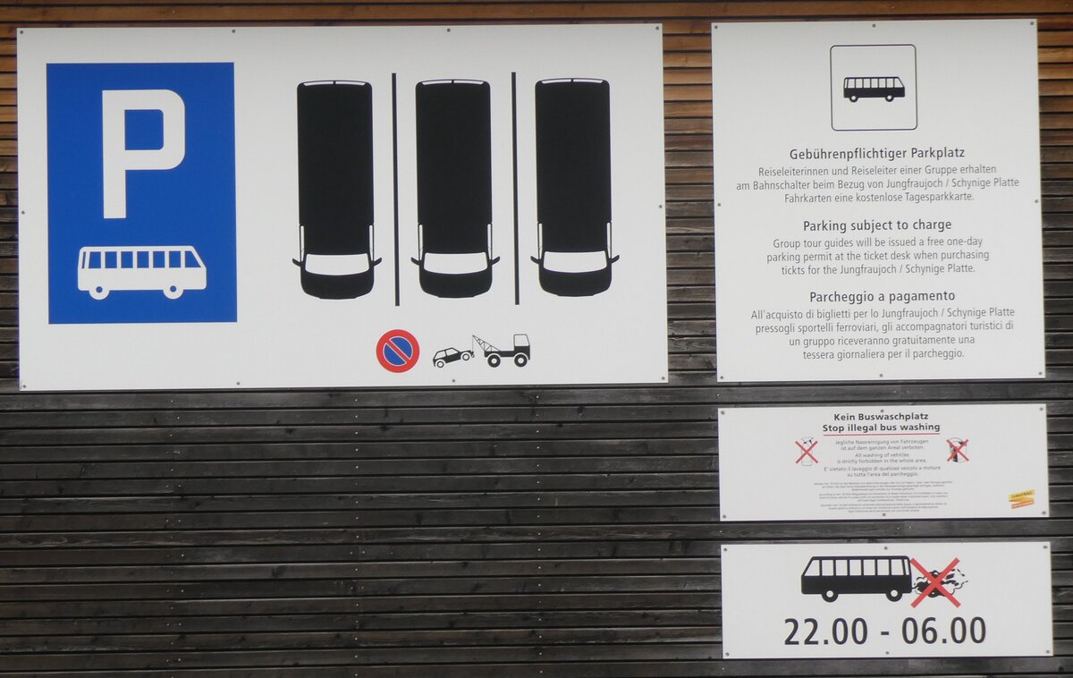 (264'202) - Parkordnung f�r Cars am 31. Juni 2024 beim Bahnhof Wilderswil