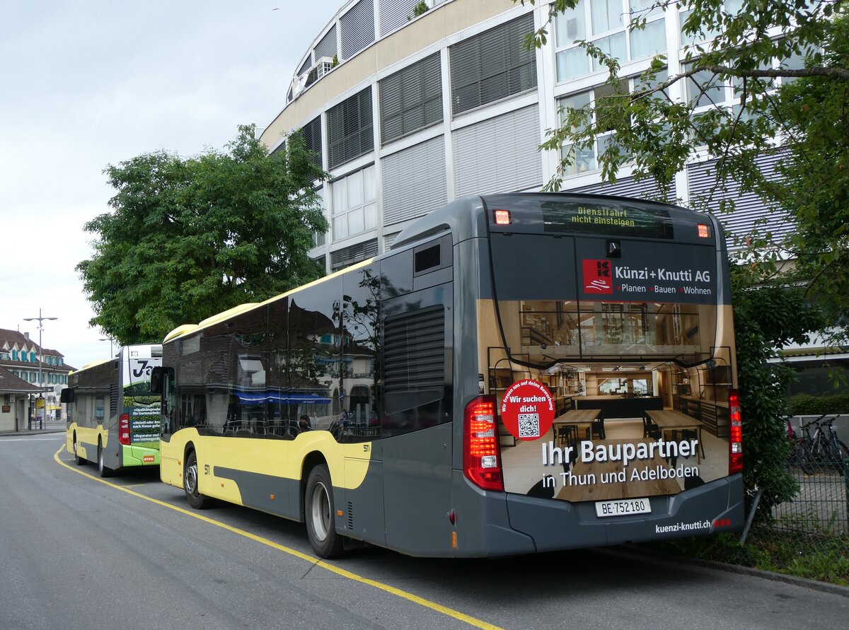 (264'811) - STI Thun - Nr. 180/BE 752'180 - Mercedes am 15. Juli 2024 bei der Schiffl�ndte Thun