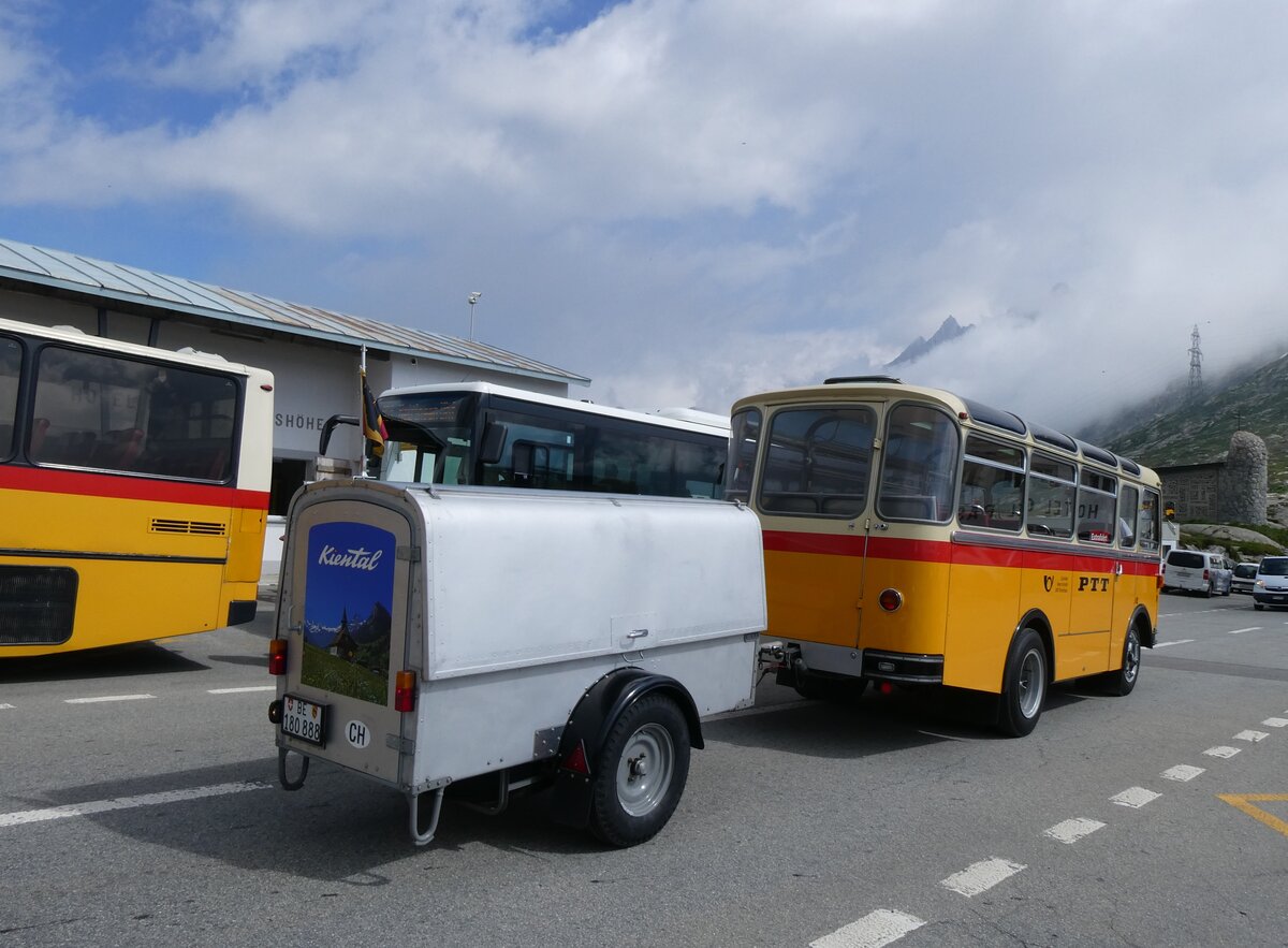 (265'148) - Schmid, Th�rishaus - Nr. 9/BE 26'105 - Saurer/R&J (ex Geiger, Adelboden Nr. 9) am 28. Juli 2024 in Grimsel, Passh�he