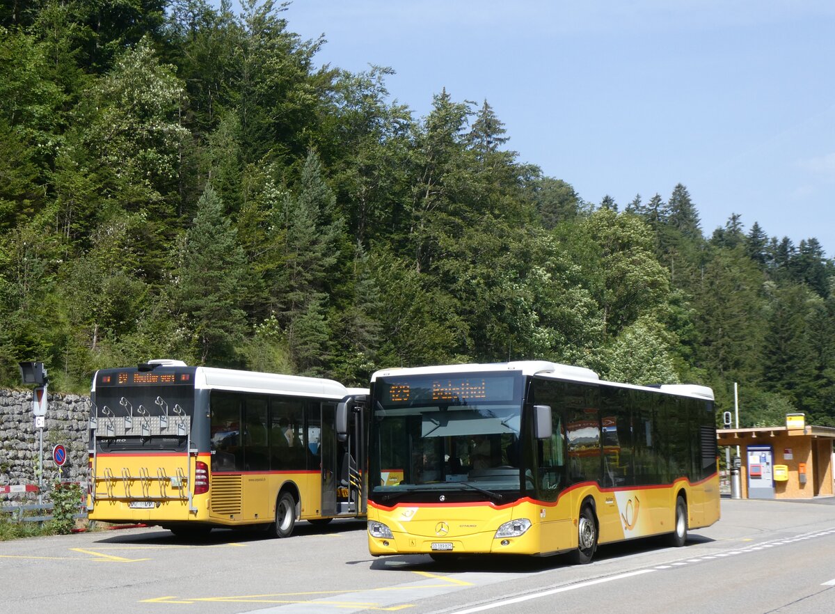 (265'268) - PostAuto Nordschweiz - SO 189'825/PID 11'717 - Mercedes am 30. Juli 2024 beim Bahnhof G�nsbrunnen