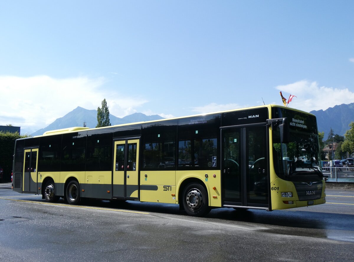 (265'323) - STI Thun - Nr. 601/BE 865'601 - MAN am 1. August 2024 bei der Schiffl�ndte Thun