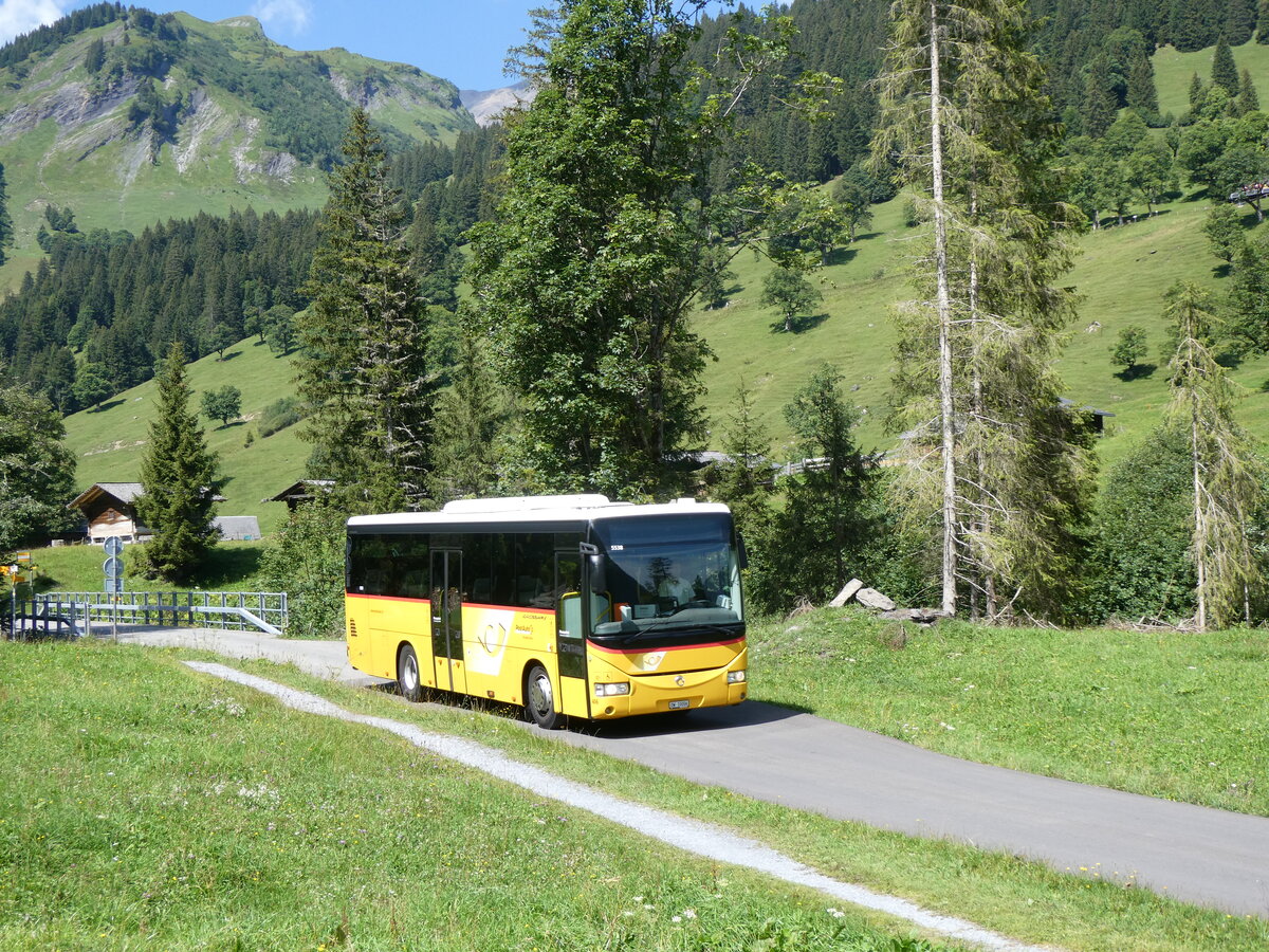 (265'597) - PostAuto Zentralschweiz - Nr. 406/OW 10'006/PID 5538 - Irisbus (ex Nr. 3; ex Dillier, Sarnen Nr. 3) am 13. August 2024 in Rosenlaui, Broch