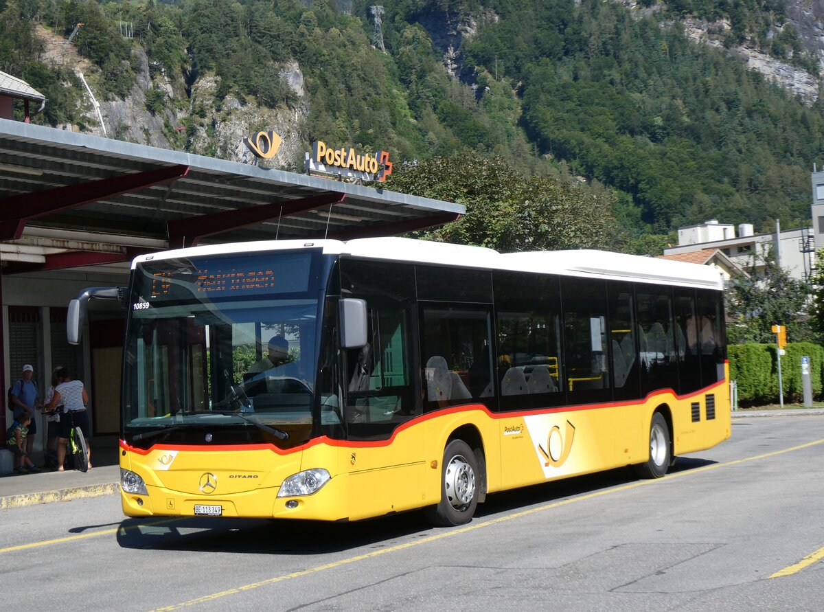 (265'637) - Fl�ck, Brienz - Nr. 5/BE 113'349/PID 10'859 - Mercedes am 13. August 2023 in Meiringen, Postautostation