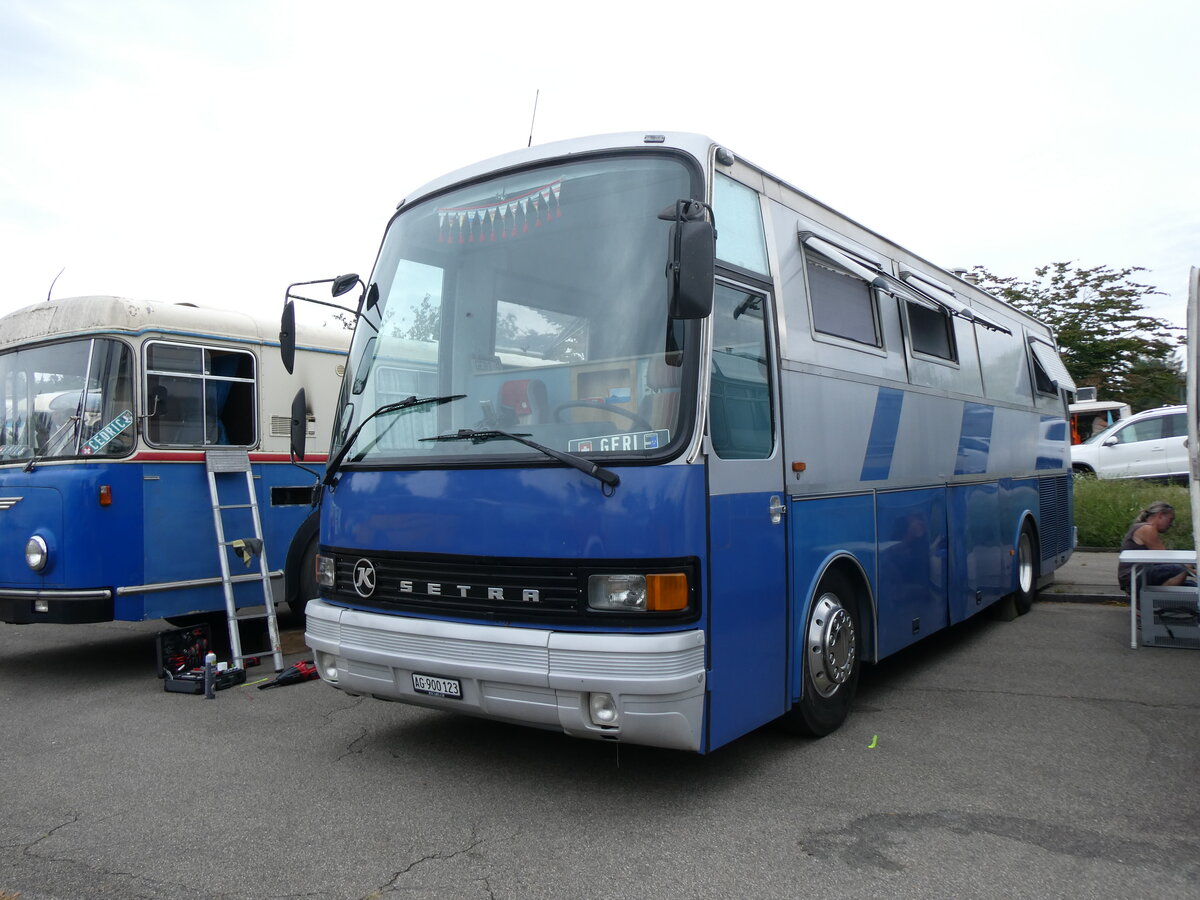 (265'824) - Leutwyler, D�rren�sch - AG AG 900'123 - Setra (ex Zihlmann, Z�rich) am 17. August 2024 in Neuhausen, Langriet