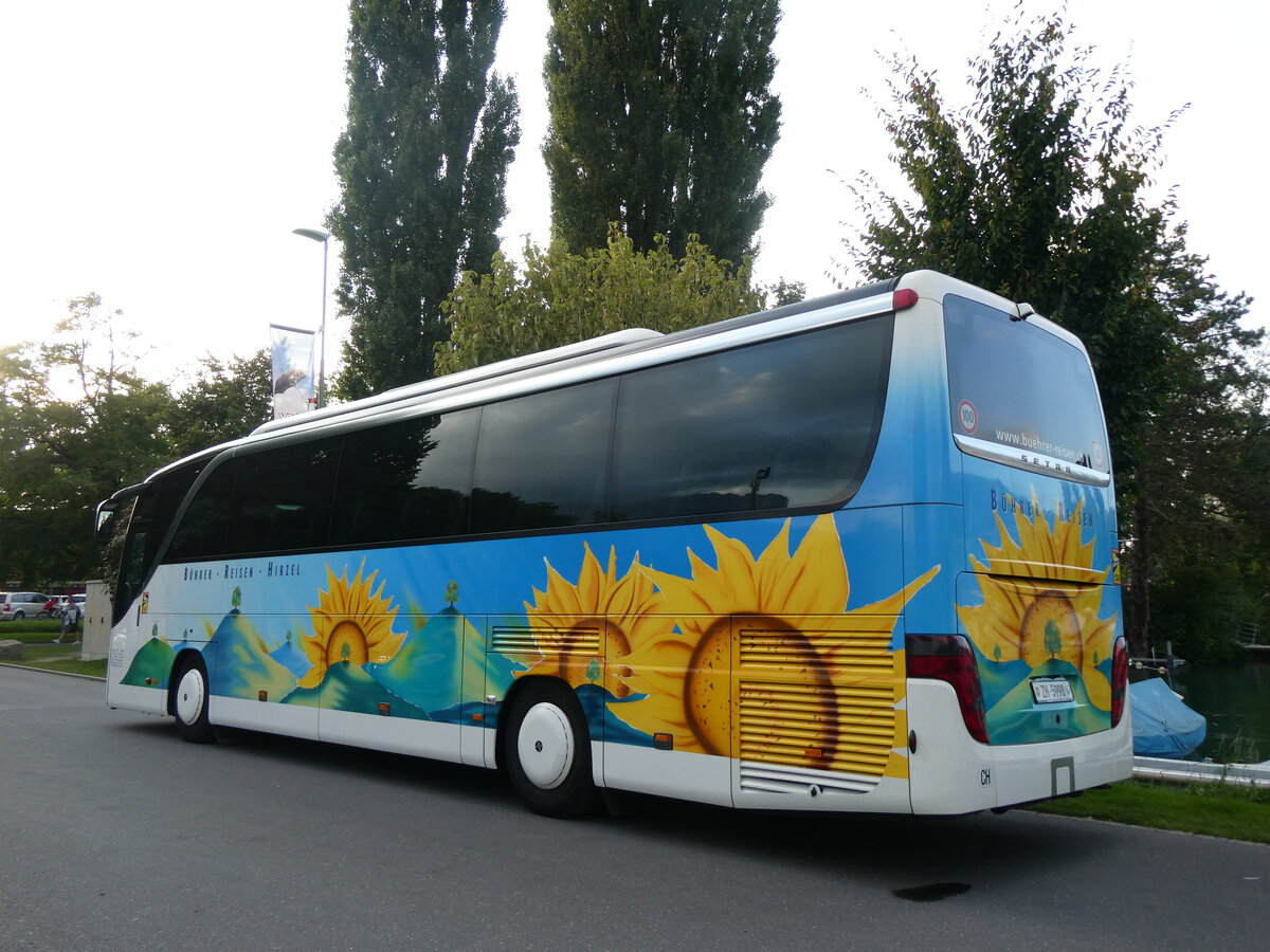 (266'084) - B�hrer, Hirzel - ZH 5998 - Setra am 20. August 2024 in Thun, Strandbad