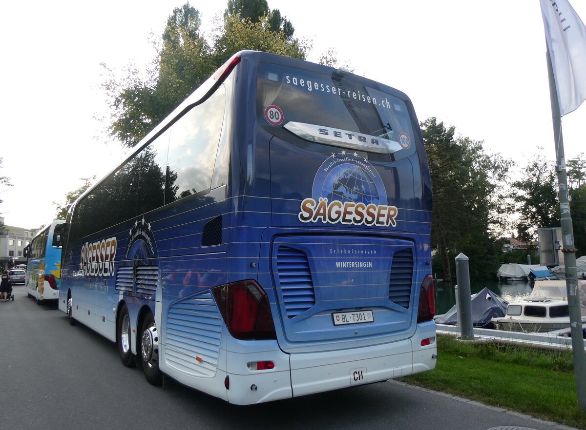 (266'086) - S�gesser, Wintersingen - Nr. 4/BL 7301 - Setra am 20. August 2024 in Thun, Strandbad