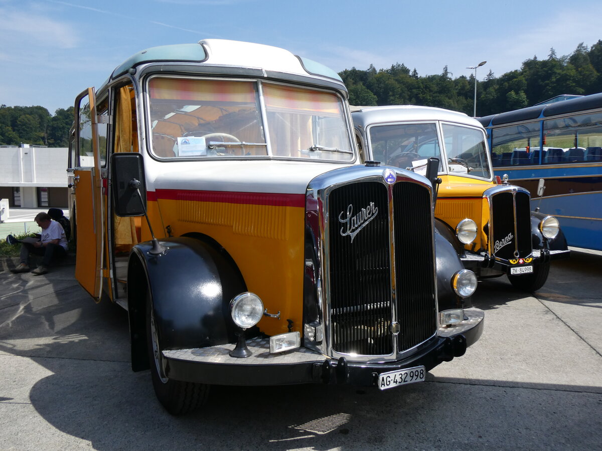 (266'456) - L�thi, Z�rich - AG 432'998 - Saurer/T�scher (ex Zazzi, Disentis) am 31. August 2024 in Oberkirch, CAMPUS Sursee