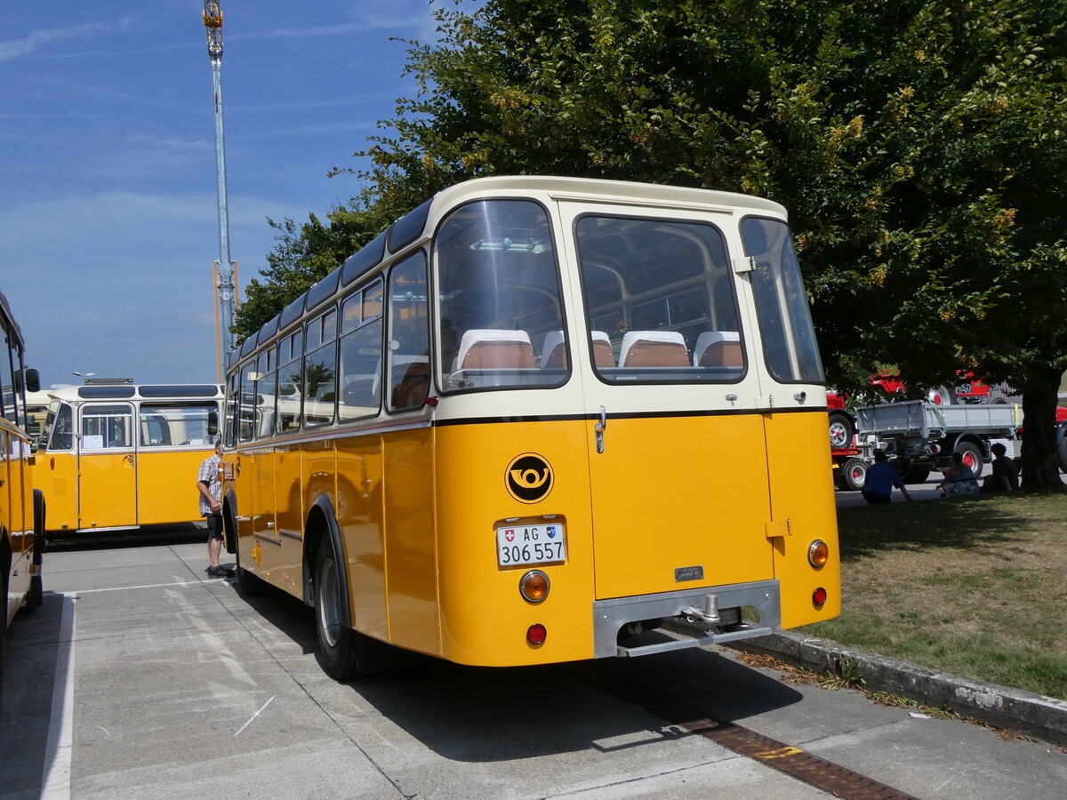 (266'481) - Streiff, Gelterkinden - AG 306'557 - Saurer/Gangloff (ex Oldie-Tours Z�risee, Wollerau; ex OTAG, Wald; ex Leibundgut, Obergoldbach; ex Krebs, Belpberg) am 31. August 2024 in Oberkirch, CAMPUS Sursee