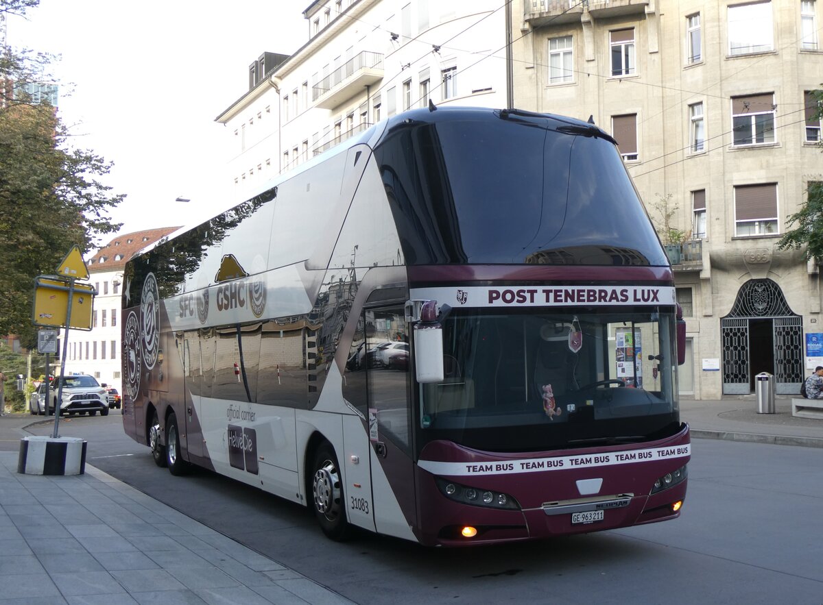 (266'508) - Helv�Cie, Satigny - Nr. 31'083/GE 963'211 - Neoplan am 31. August 2024 in Winterthur, Museumstrasse/HB
