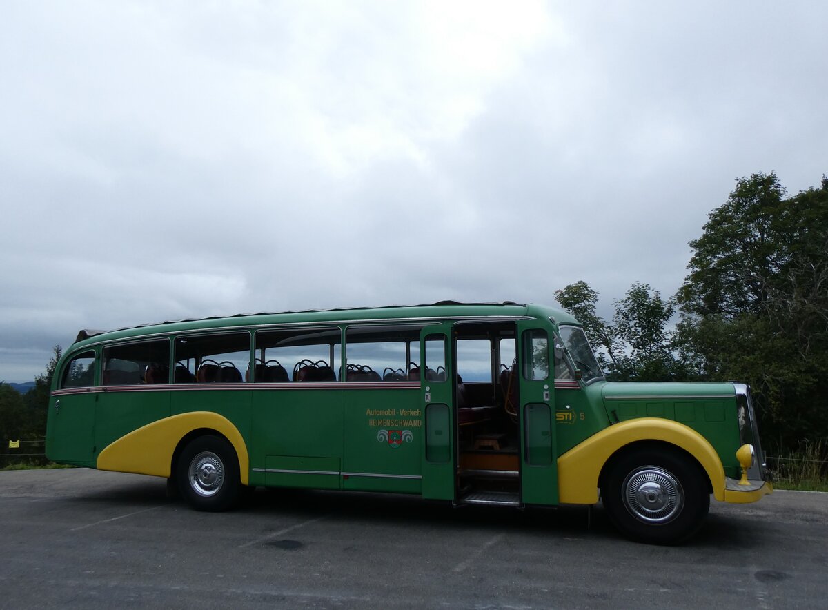 (266'654) - STI Thun - Nr. 15/BE 26'776 - Saurer/Gangloff (ex AvH Heimenschwand am 5. September 2024 auf der L�derenalp