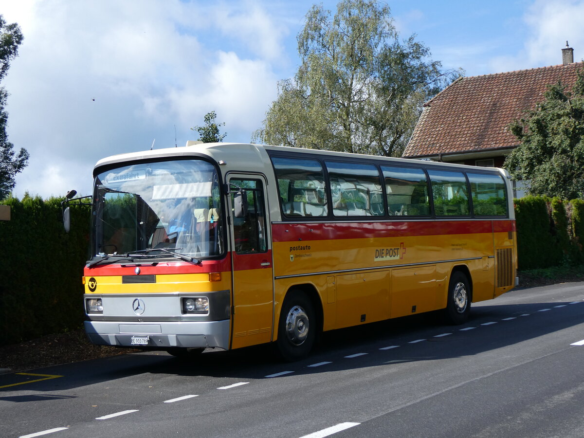 (266'891) - Buzzi, Bern - BE 910'789 - Mercedes (ex Mattli, Wassen PID 2295) am 10. September 2024 in S�riswil, Dorf