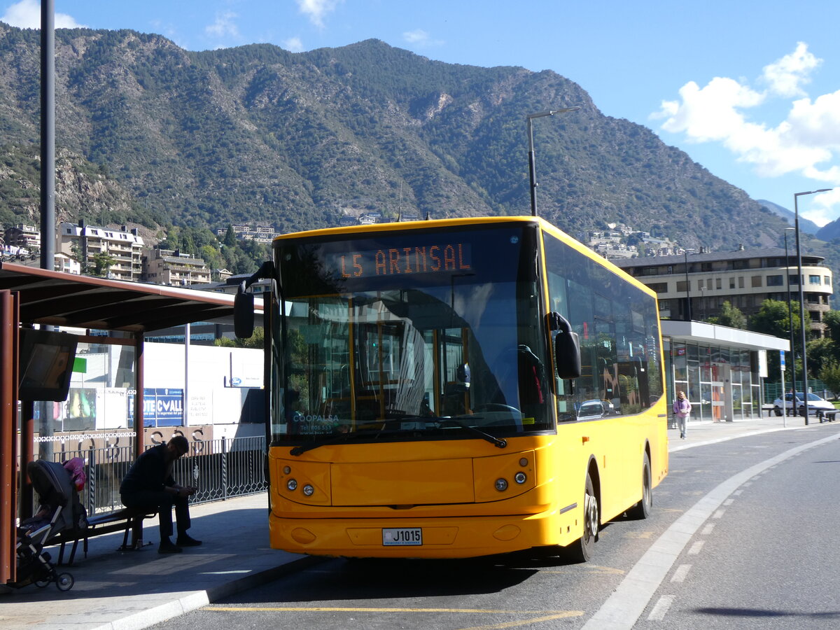 (267'284) - Coopalsa, Andorra la Vella - J1015 - MAN (ex CIA Andorra la Vella) am 19. September 2024 in andorra la Vella, Estaci� Nacional Autobusos
