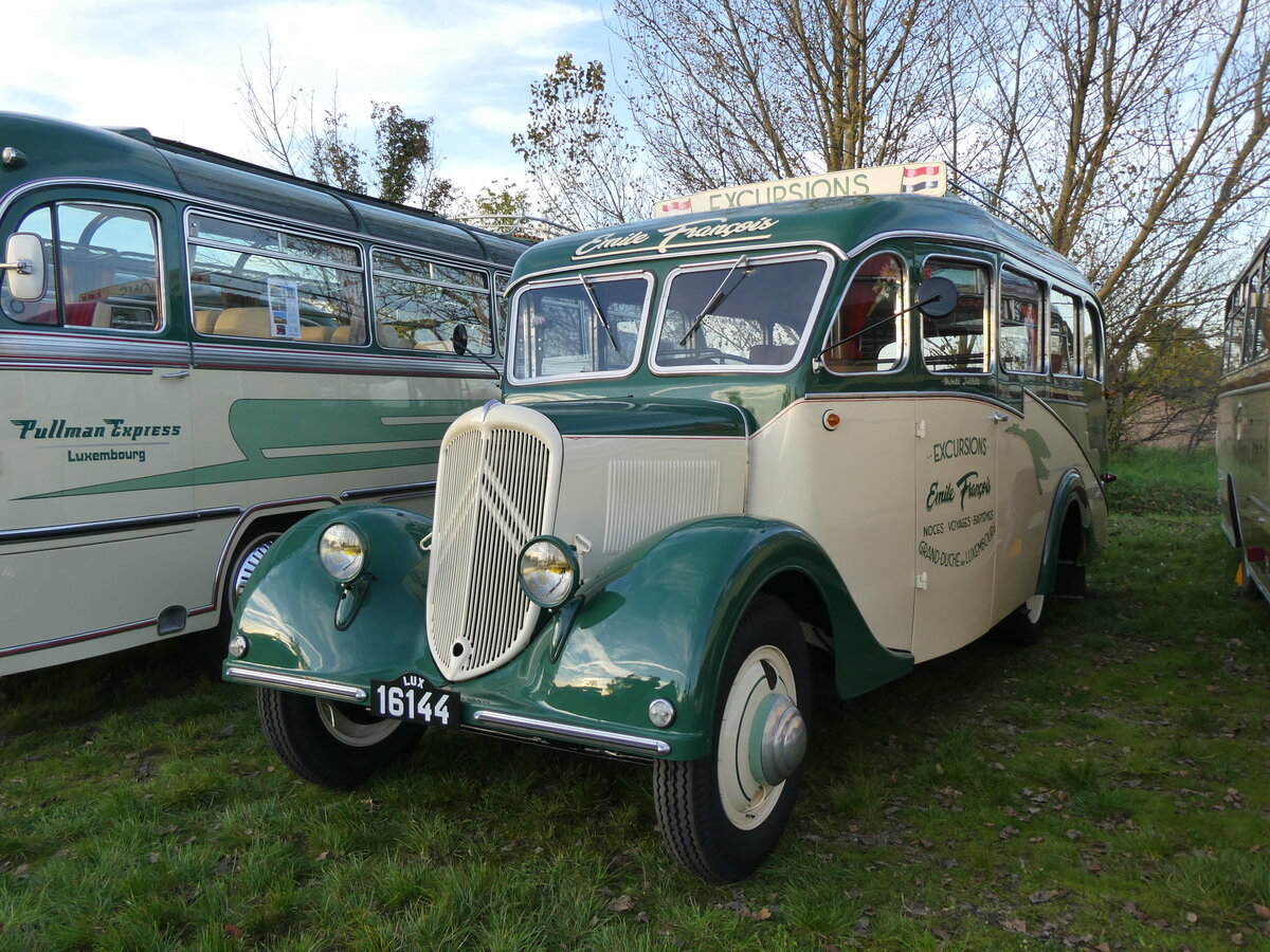 (268'459) - Aus Luxemburg: Emile Fran�ois (Carbon) - 16'144 - Citro�n/Besset am 25. Oktober 2024 in Kintzheim, Cigoland