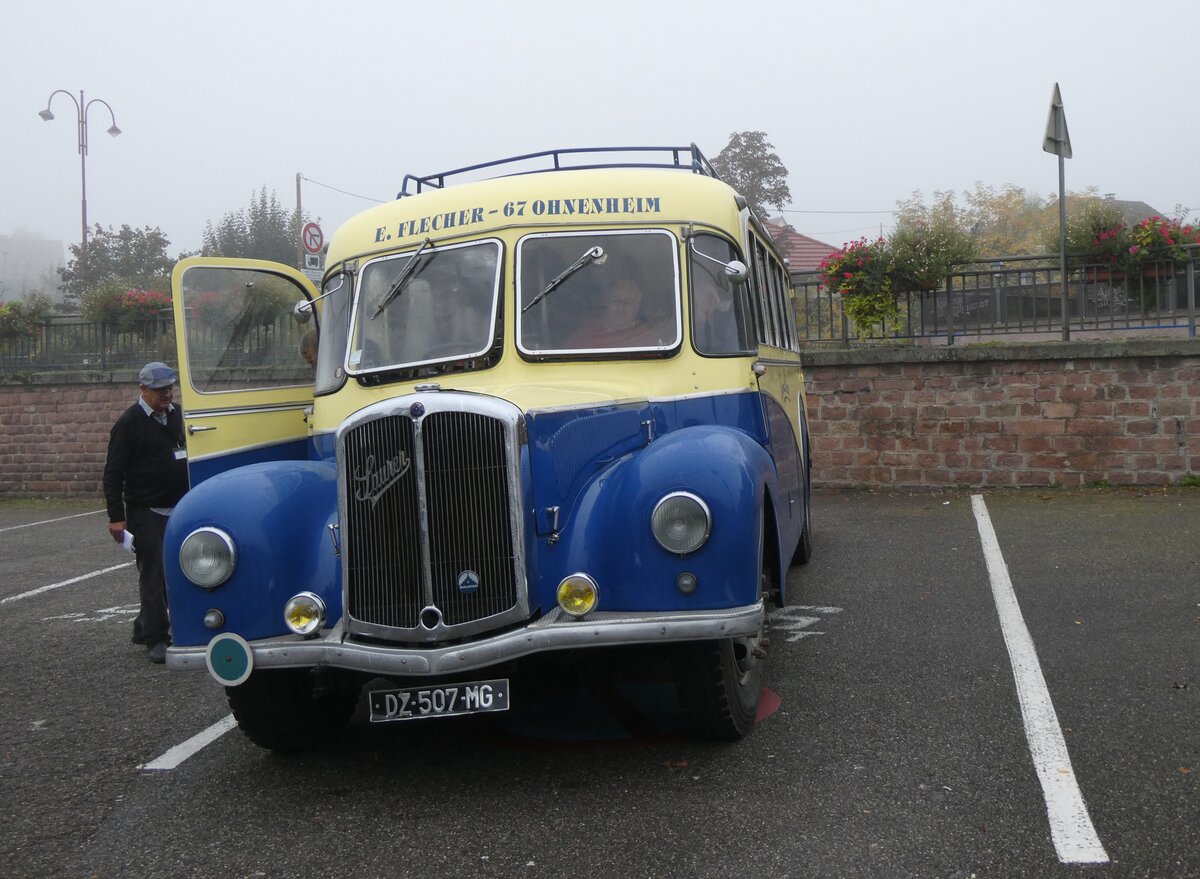(268'526) - Flecher, Ohnenheim - DZ 507 MG - Saurer/Di Rosa am 26. Oktober 2024 in Ribeauvill�, Parkplatz
