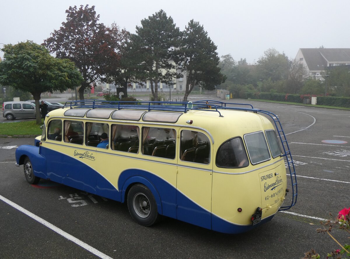 (268'528) - Flecher, Ohnenheim - DZ 507 MG - Saurer/Di Rosa am 26. Oktober 2024 in Ribeauvill�, Parkplatz