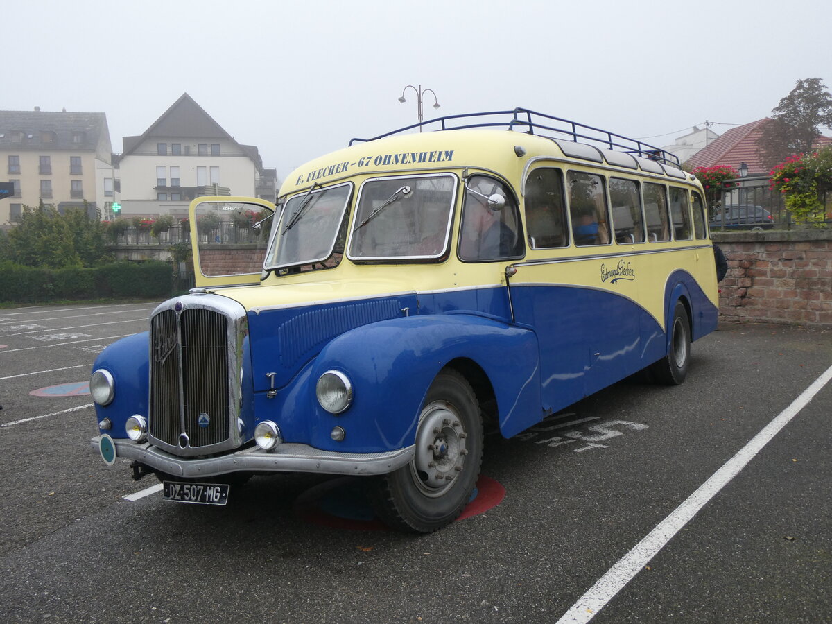 (268'529) - Flecher, Ohnenheim - DZ 507 MG - Saurer/Di Rosa am 26. Oktober 2024 in Ribeauvill�, Parkplatz