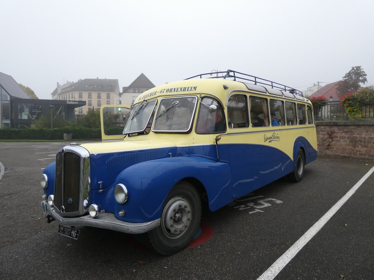 (268'531) - Flecher, Ohnenheim - DZ 507 MG - Saurer/Di Rosa am 26. Oktober 2024 in Ribeauvill�, Parkplatz