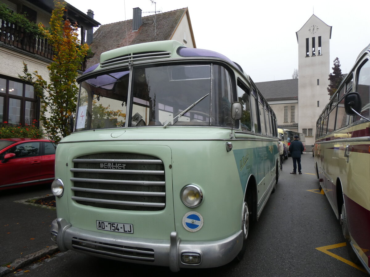 (268'545) - Morard, S�deron (AAF) - AD 754 LJ - Berliet/Gangloff Colmar am 26. Oktober 2024 in Ostheim, Place des Cigognes 