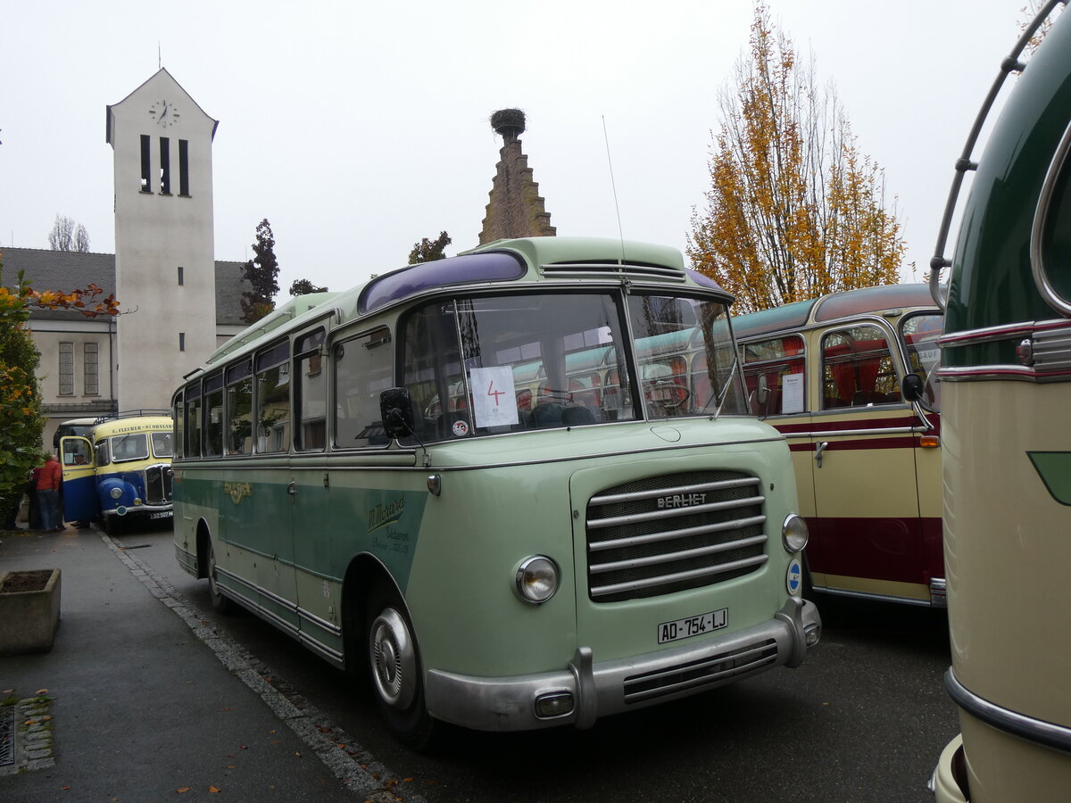 (268'554) - Morard, S�deron (AAF) - AD 754 LJ - Berliet/Gangloff Colmar am 26. Oktober 2024 in Ostheim, Place des Cigognes