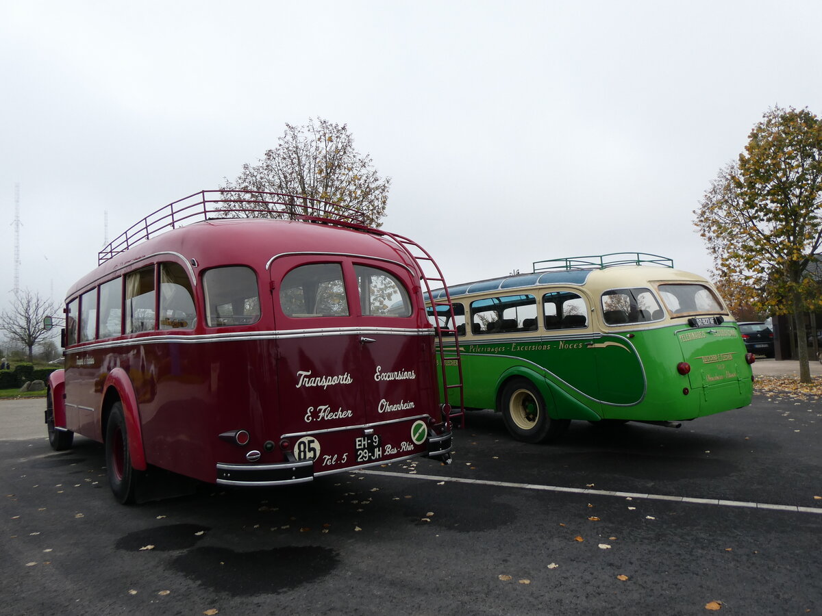 (268'592) - Flecher, Ohnenheim - EH 929 EJ - Lancia/Orlandi (ex Bernard, Parisot; ex Laporterie, Marciac; ex Armee von Mussolini/I) am 26. Oktober 2024 in Kintzheim, Cigoland
