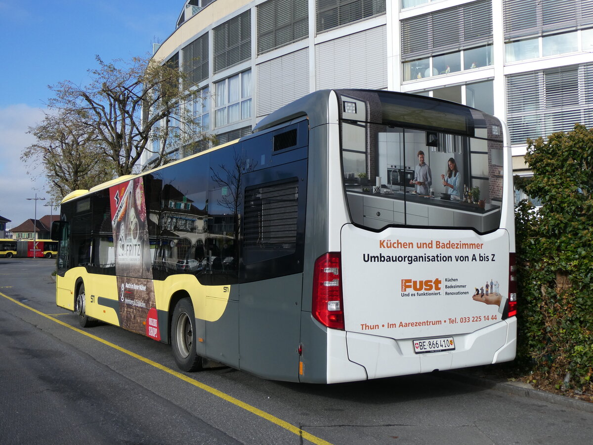 (269'576) - STI Thun - Nr. 410/BE 866'410 - Mercedes am 1. Dezember 2024 bei der Schiffl�ndte Thun