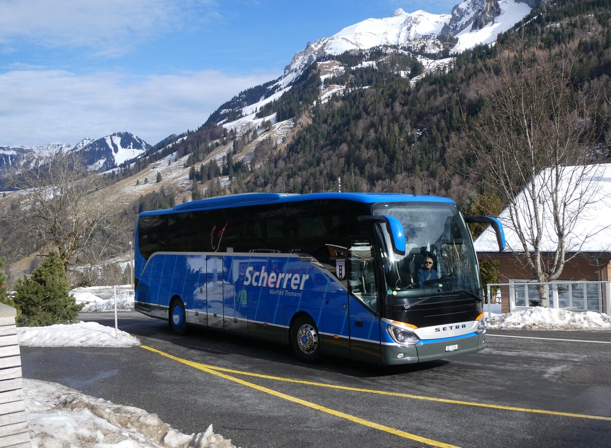 (271'433) - Scherrer, Duggingen - BL 7176 - Setra am 24. Januar 2025 auf der St�ckalp
