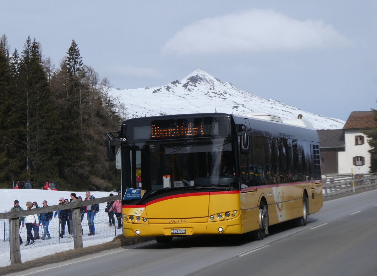 (272'346) - Schmidt, Oberb�ren - SG 397'502/PID 10'155 - Solaris am 22. Februar 2025 in Lantsch/Lenz, Biathlon-WM 