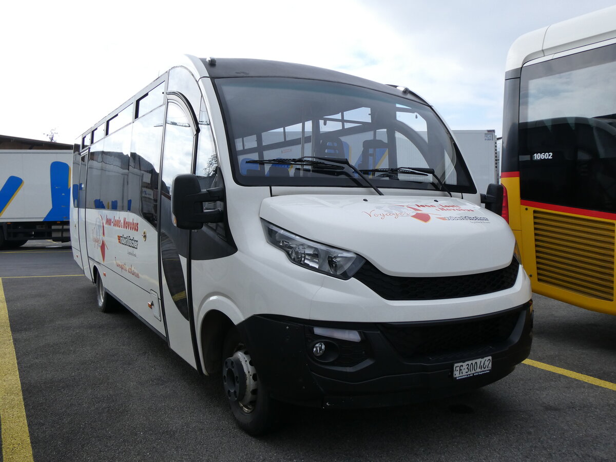 (272'556) - Jean-Louis, F�tigny - FR 300'462 - Iveco/Dyparro am 1. M�rz 2025 in Kerzers, Interbus