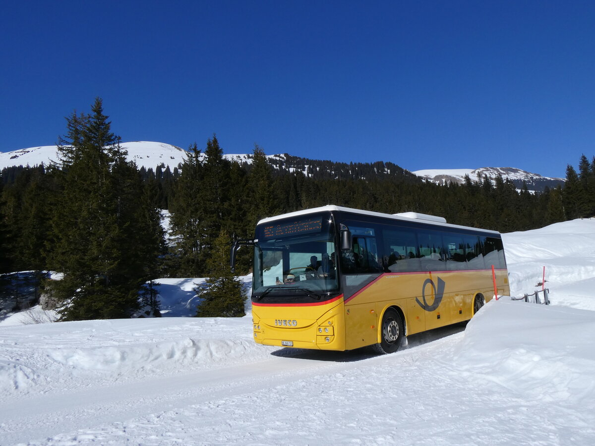 (272'595) - Fl�ck, Brienz - Nr. 25/BE 868'725/PID 11'594 - Iveco am 2. M�rz 2025 bei der Grossen Scheidegg