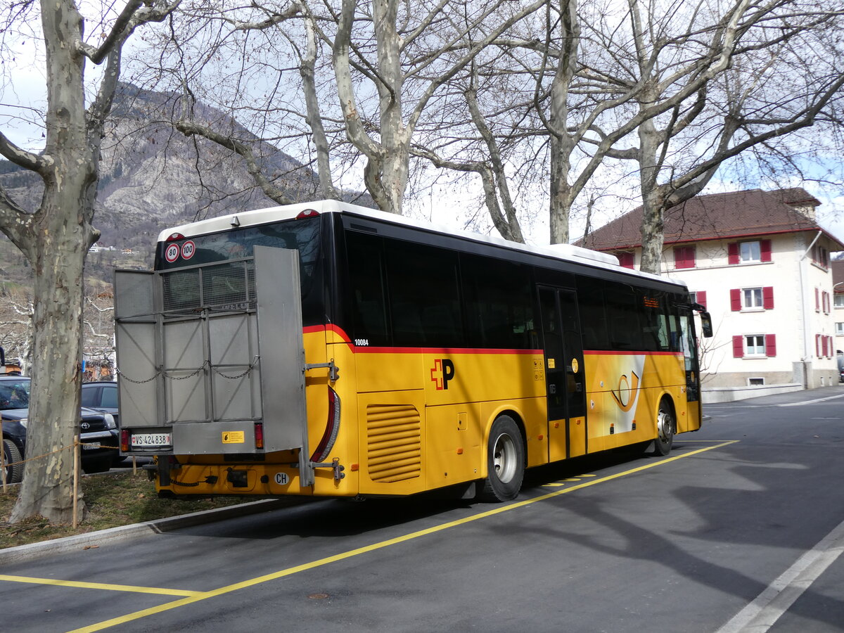 (272'809) - PostAuto Wallis - VS 424'838/PID 10'084 - Iveco am 11. M�rz 2025 in Brig, Garage
