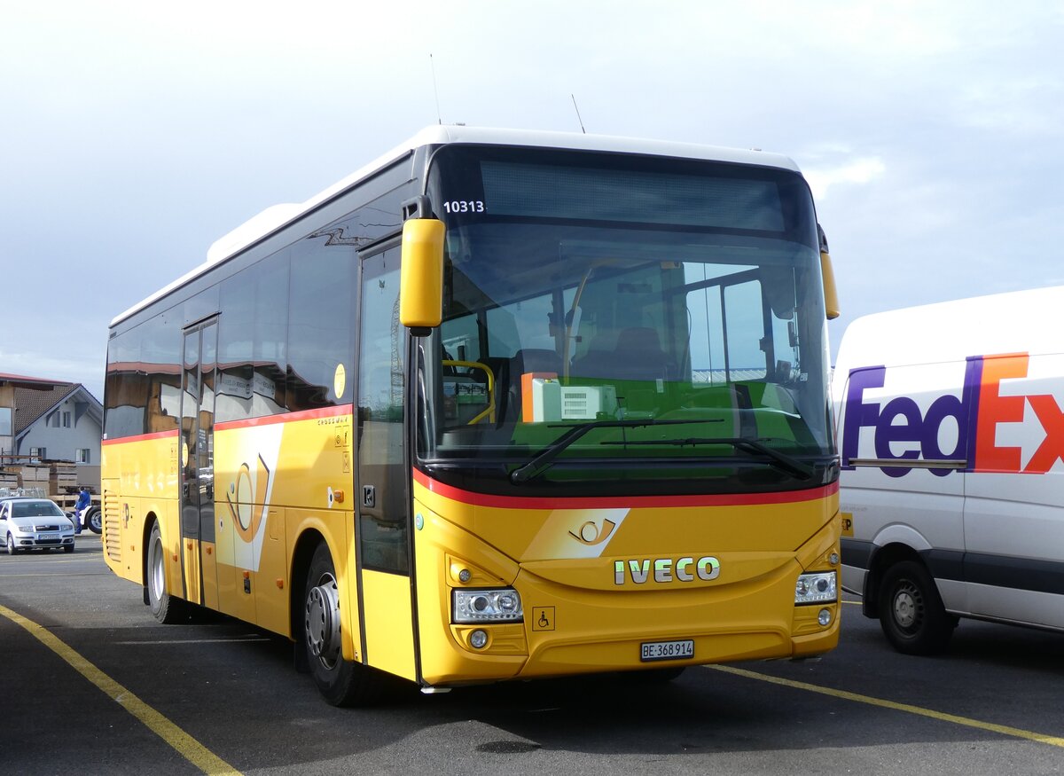 (273'122) - Spring, Schwenden - BE 368'914/PID 10'313 - Iveco am 22. M�rz 2025 in Kerzers, Interbus