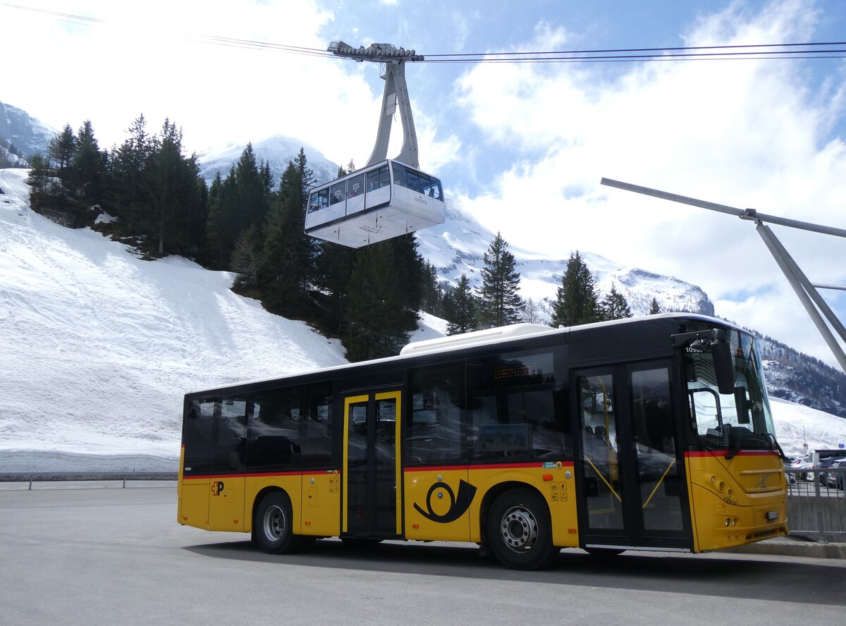 (273'218) - PostAuto Bern - BE 707'930/PID 10'964 - Volvo (ex K�bli, Gstaad; ex PostAuto Bern BE 538'988; ex PostAuto Bern BE 653'386) am 27. M�rz 2025 in Col du Pillon, Glacier 3000