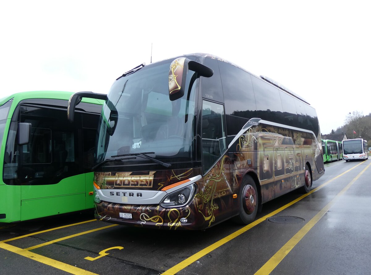 (273'394) - G�ssi, Horw - LU 15'112 - Setra am 29. M�rz 2025 in Winterthur, Daimler Buses