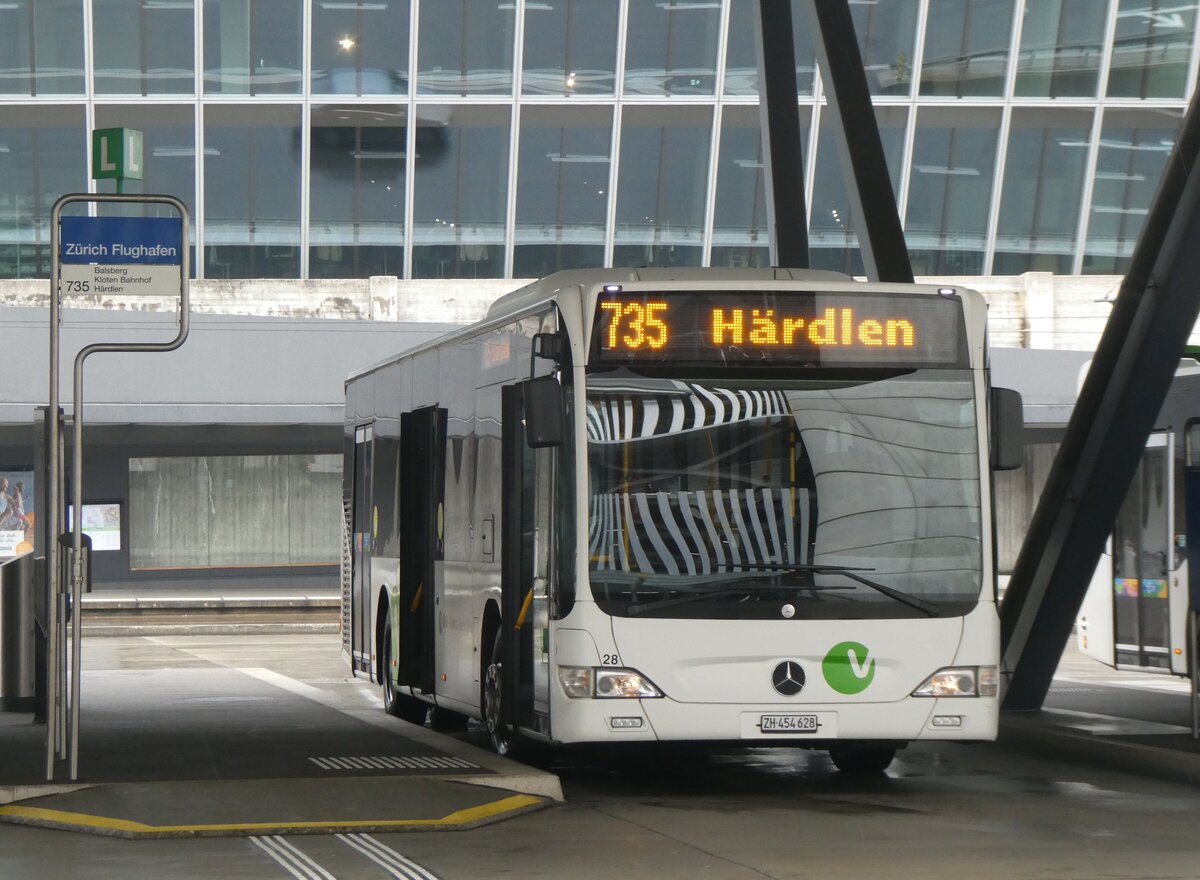 (273'414) - Maag, Kloten - Nr. 28/ZH 454'628 - Mercedes am 29. M�rz 2025 in Z�rich-Flughafen