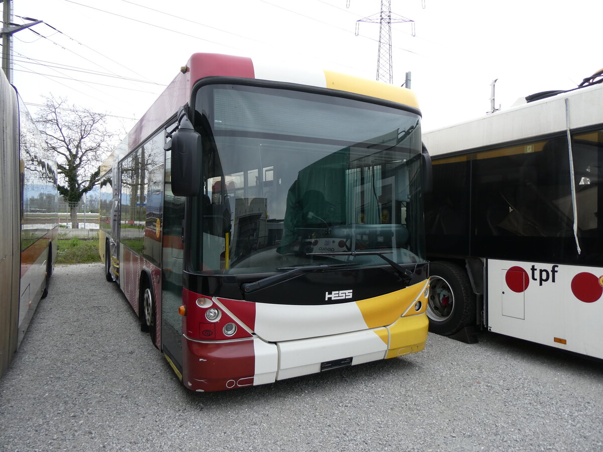 (273'901) - PostAuto Graub�nden - PID 5026 - Scania/Hess (ex Nr. 25; ex Nr. 15; ex Stuppan, Flims) am 12. April 2025 in Kerzers, Murtenstrasse