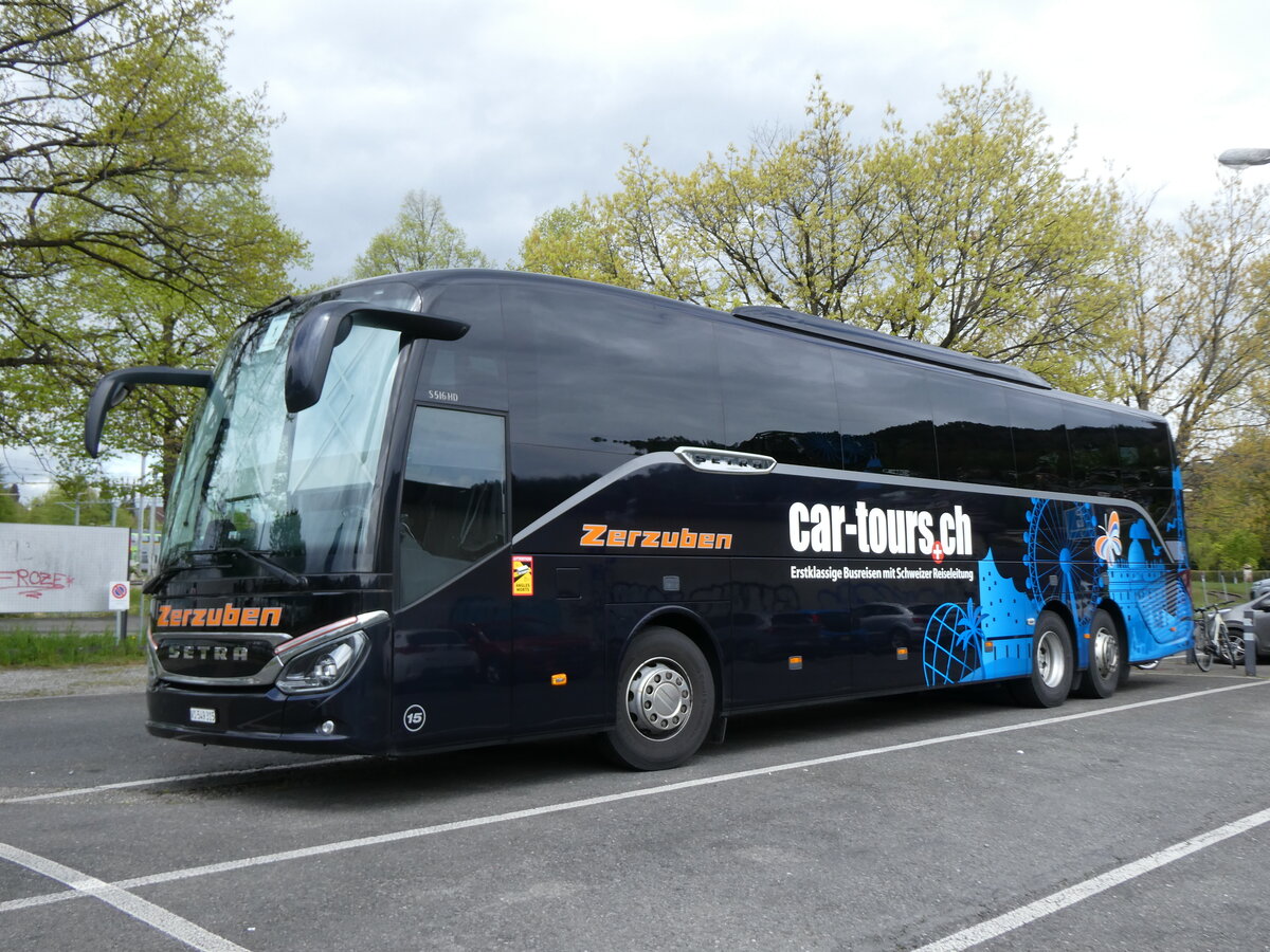 (274'097) - Zerzuben, Visp-Eyholz - Nr. 15/VS 549'315 - Setra am 21. April 2025 in Thun, Lachen