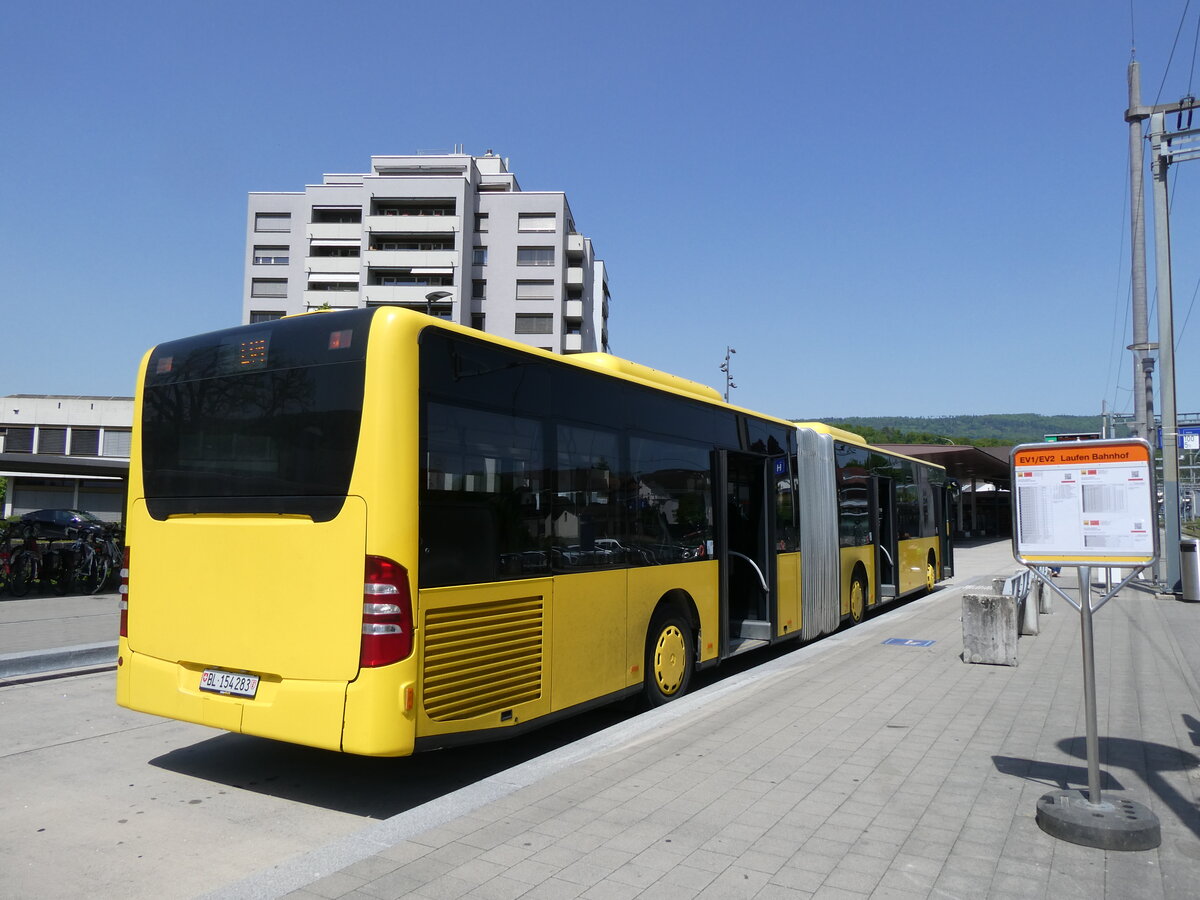 (274'464) - PostAuto Nordschweiz - BL 154'283/PID 12'419 - Mercedes (ex AAGL Liestal Nr. 98) am 2. Mai 2025 beim Bahnhof Laufen