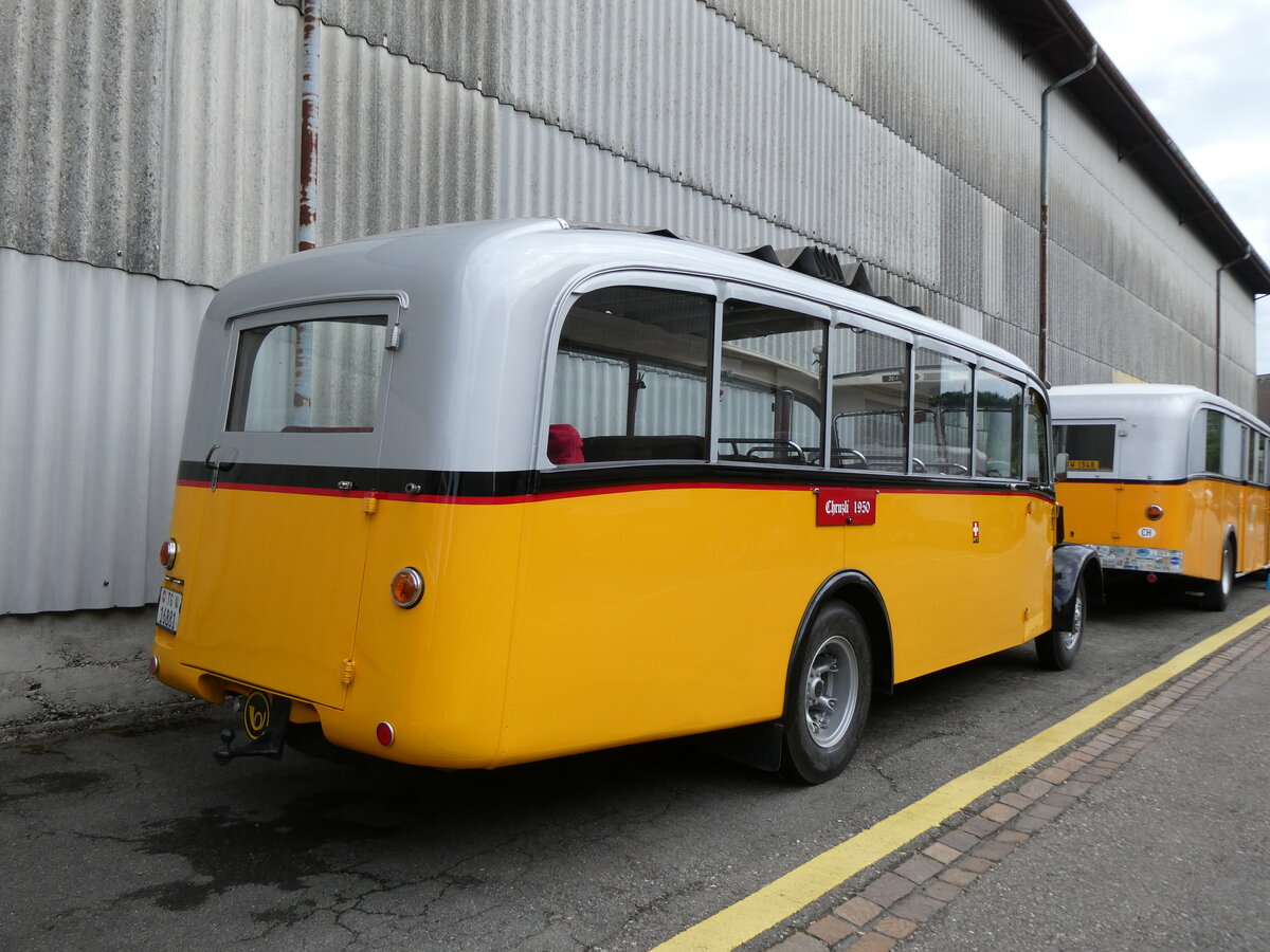(274'535) - Zollikofer, Berg - TG 16'881 - Saurer/H�nni (ex Reusser, Thun; ex Kontiki, Wettingen; ex Nussbaumer, Ganterschwil) am 3. Mai 2025 in Attikon, Wegm�ller