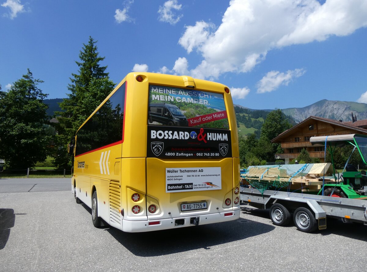 (277'179) - Tschannen, Zofingen - Nr. 16/AG 7755 - Temsa am 21. Juni 2025 in Lenk, Metschbahnen