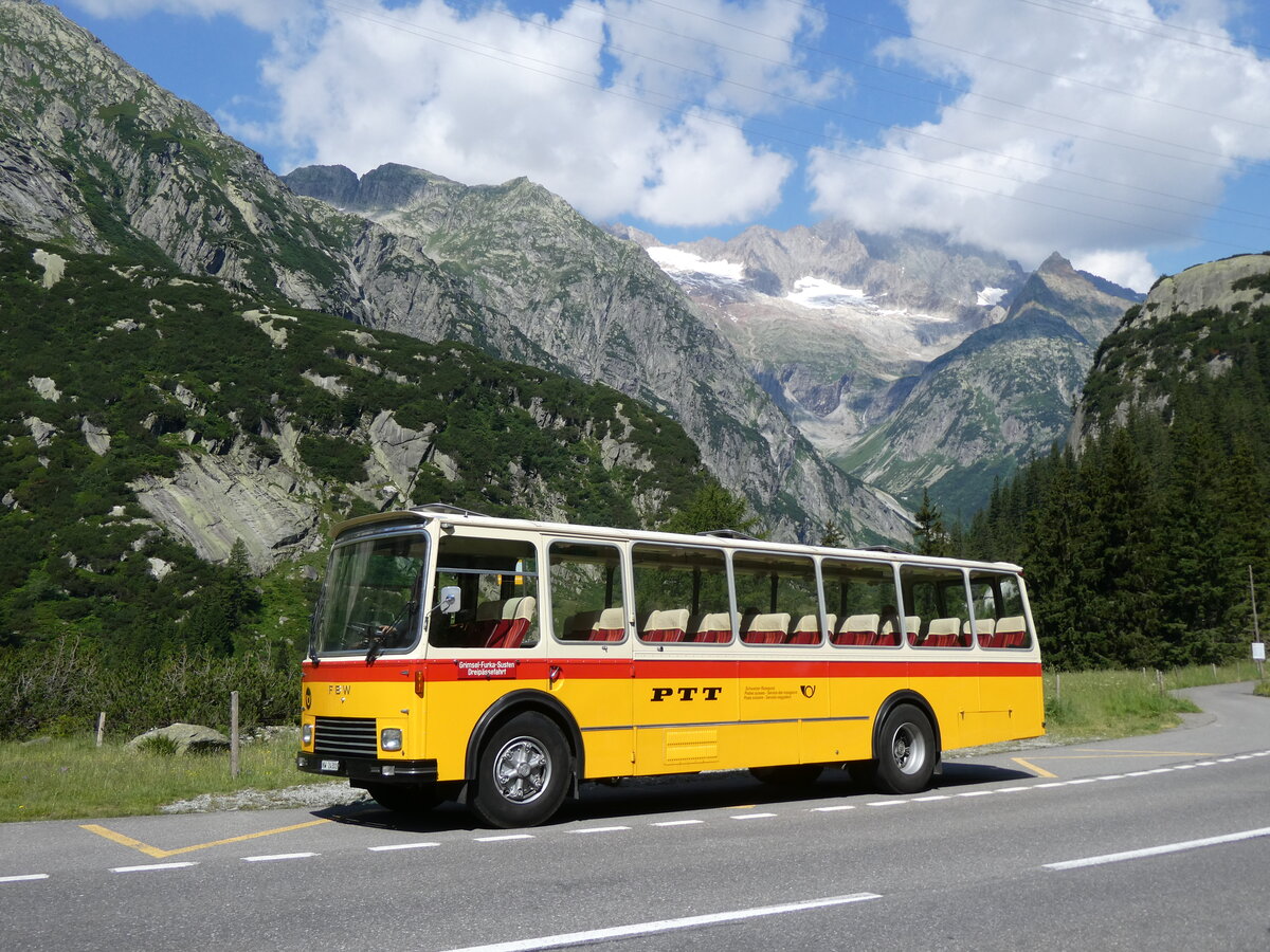 (277'400) - Lambach, Gommiswald - NW 24'301 - FBW/Eggli (ex Tanner+Lambach, Reigoldswil; ex Lambach, Rieden; ex Meier, Gr�t; ex AVG Grindelwald Nr. 13; ex P 24'182) am 1. Juni 2025 in Handegg, Kunzent�nneln