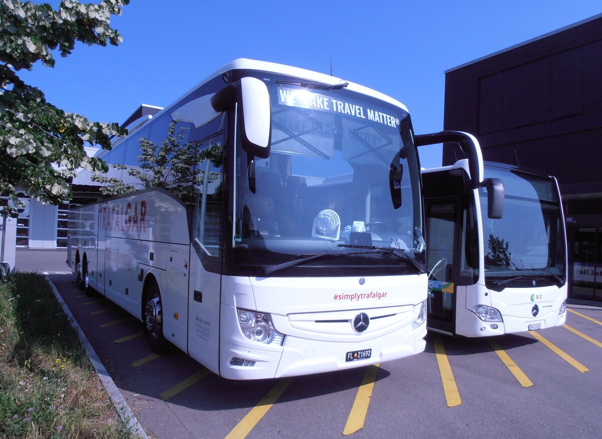 (277'587) - Aus Liechtenstein: Arlberg Express, Schaanwald - FL 21'692 - Mercedes am 5. Juli 2025 in Winterthur, Daimler Buses