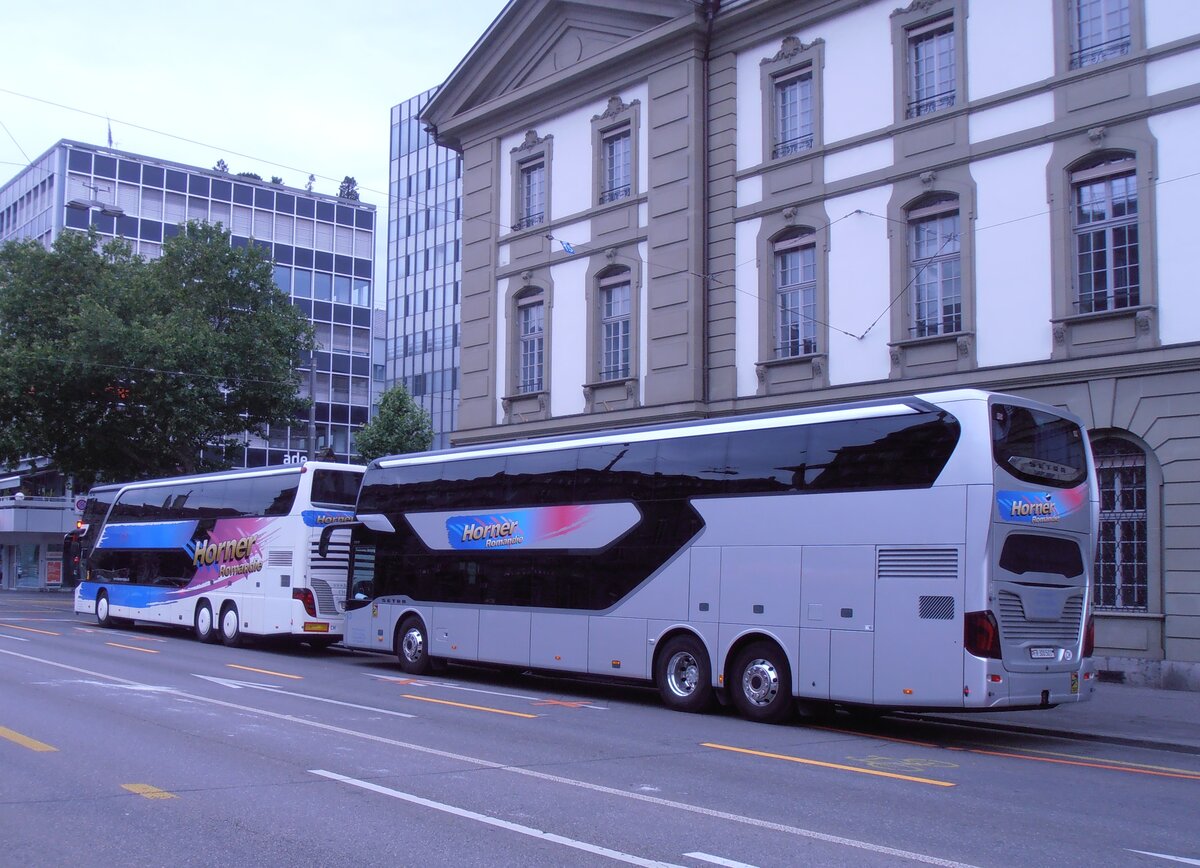 (277'639) - Horner, Tafers - Nr. 1/FR 300'501 - Setra am 6. Juli 2025 beim Bahnhof Bern