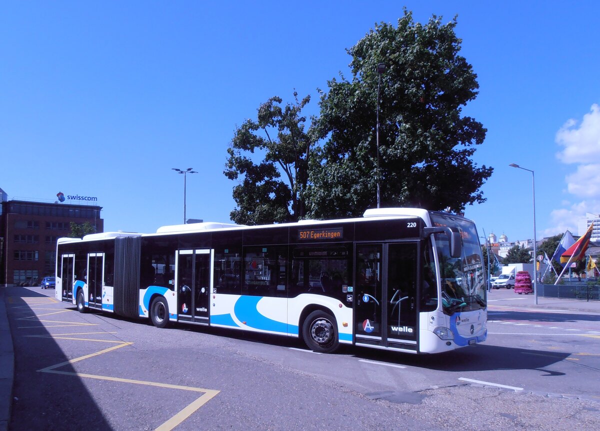 (277'747) - BOGG Wangen b.O. - Nr. 220/SO 120'518 - Mercedes am 10. Juli 2025 beim Bahnhof Olten