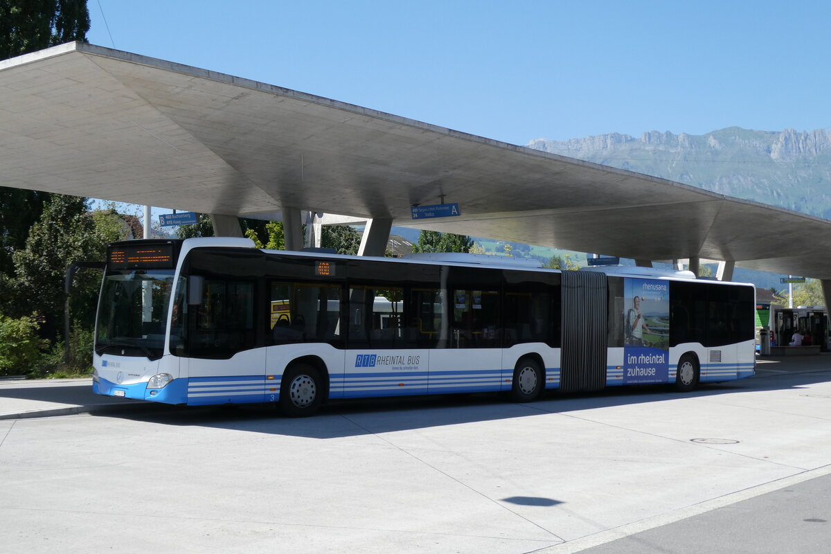 (278'660) - RTB Altst�tten - Nr. 3/SG 292'107 - Mercedes am 8. August 2025 beim Bahnhof Buchs
